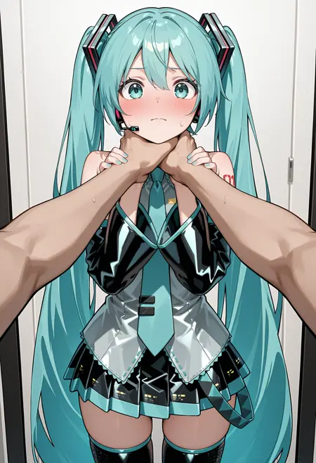 Two-Handed Choke LoRa | PonyXL & Illustrious