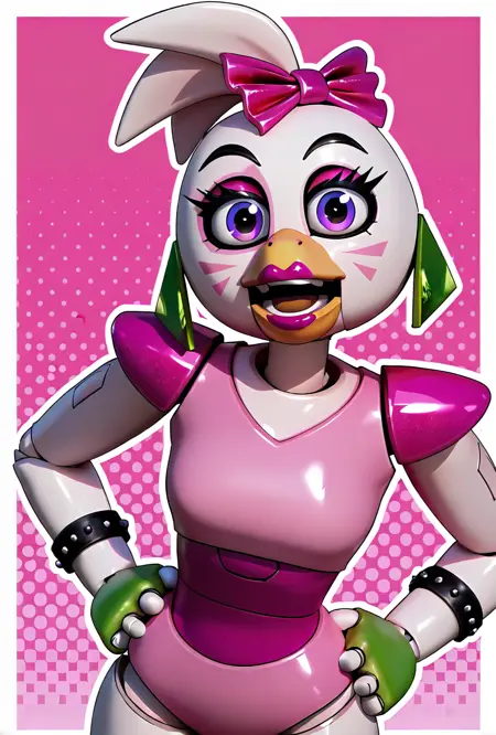 Glamrock Chica -- Game Accurate FNAF / Five Nights at Freddy's Security Breach Noob