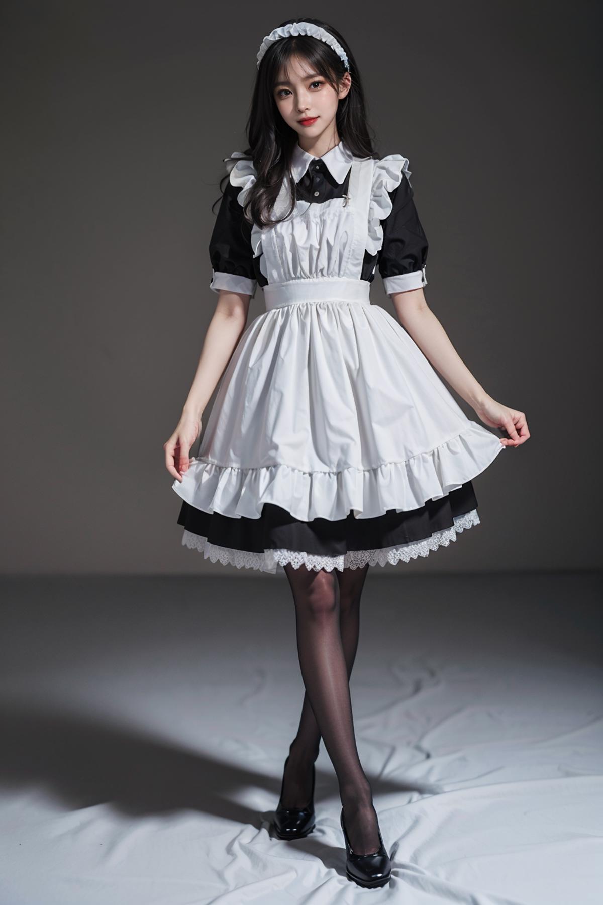 Maid costume | 女仆装 image by cyberAngel_