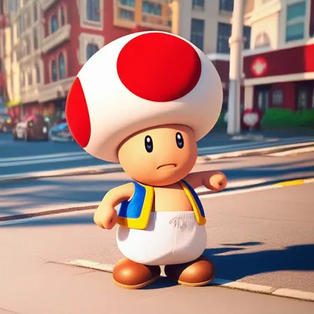 Toad - Super Mario Bros