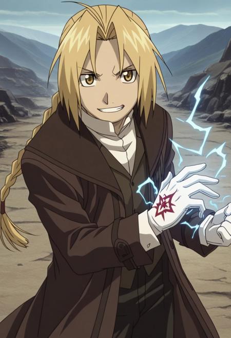 Edward Elric - Fullmetal Alchemist the Movie: Conqueror of Shamballa Illustrious - 1.0