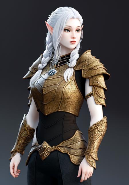 a woman, sfw, <lora:Snow_Elves-Female:0.8>, Snow_Elves-Female, 1girl, solo, armor, porcelain skin, diamond body, smooth, clear skin, (masterpiece, best quality, absurdres, detailed, ultra-detailed:1.3), gorgeous, (trending on CGSociety, trending on pixiv, contest winner:1.3)