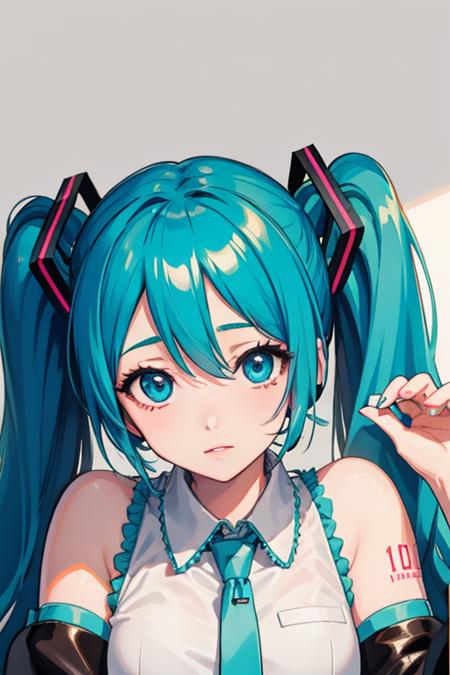 hatsune miku, best quality, beautiful eyes,