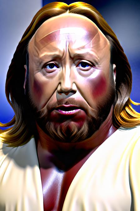 alex_jones cosplaying as jesus christ