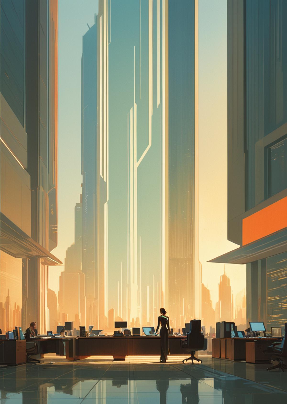 FF Style: James Gilleard - Modern Illustration Art image by bullseyetroll