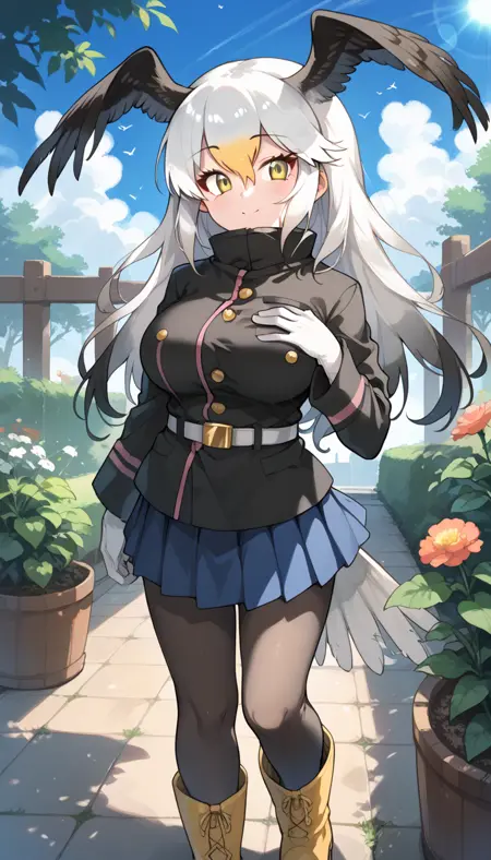 ハクトウワシ (けものフレンズ) / Bald Eagle (Kemono Friends) [2 Outfits] [Pony Diffusion]