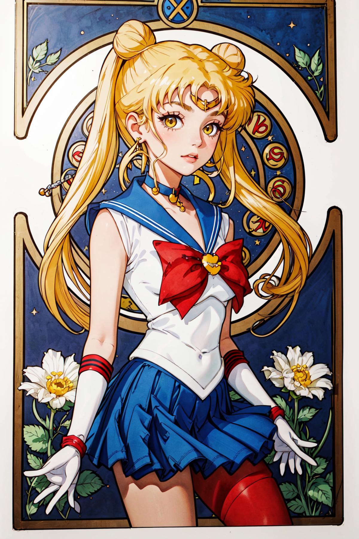 Sailor Moon (Art Nouveau Style) [Lora] image by duskfallcrew