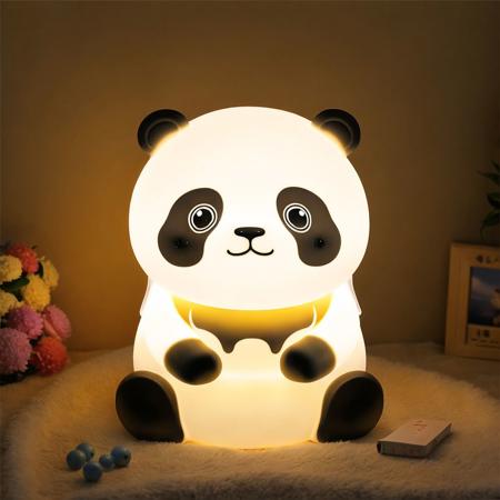 <lora:cute_lamps:1.0>, (cute_lamps:1.0),  shaped lamp, glowing, 
A playful panda lamp, with roly-poly body and fuzzy ears, casting a soft, comforting glow from its happy face.