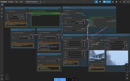 ComfyUI Hunyuan text to video using LoRAs v1.1 lora
