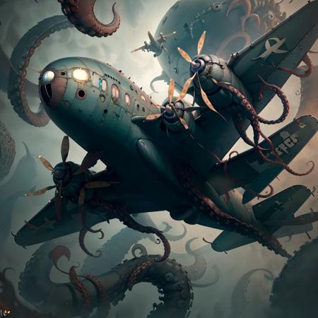 <lora:TentacleHorrorAI:.8> TentacleHorrorAI airplane