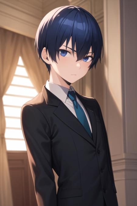 masterpiece, best quality, high quality, 1boy, solo, male focus, looking at viewer, upper body, <lora:nova_arcana_famiglia:0.70>, nova_arcana_famiglia