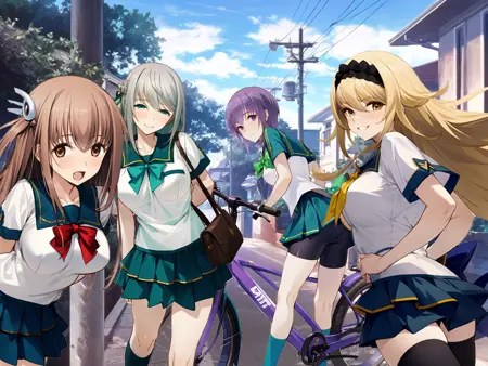 Puella Maga Lucifer Ouka / 魔法少女ルキフェル桜花 (4 characters) LoHa