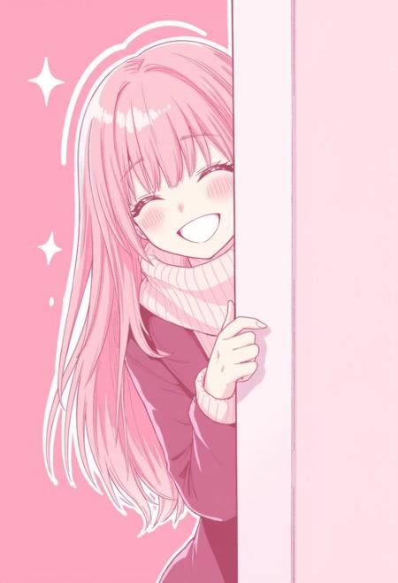 Pink Manga Mix FLUX LoRA V1