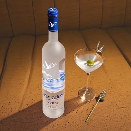New Grey Goose Vodka Bottle V1