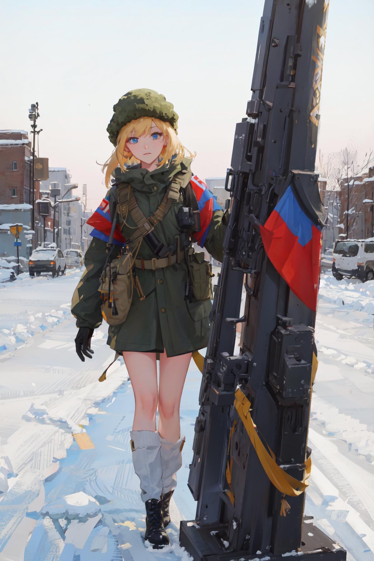 Military Russian Waifu image by cumetani