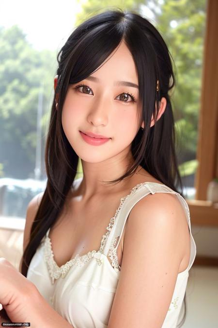 suzu ichinose,Exquisite Face, (Highly detailed face 1.2), highly detailed skin, skin pores, subsurface scattering, realistic pupils, high detail face, (highly detail eyes:1.2), full face blush, full lips, detailed background, Depth of Field, volumetric light, crisp focus, Absurd, realistic proportions, good anatomy, (Realistic, hyperrealistic:1.4), HDR 16K,