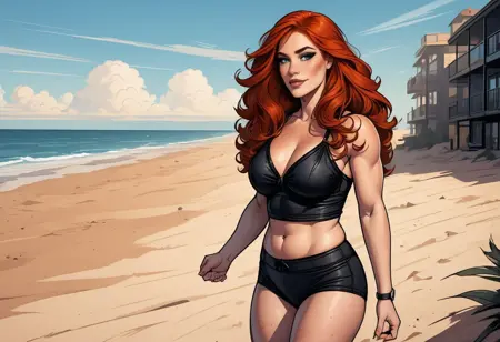 Red head woman