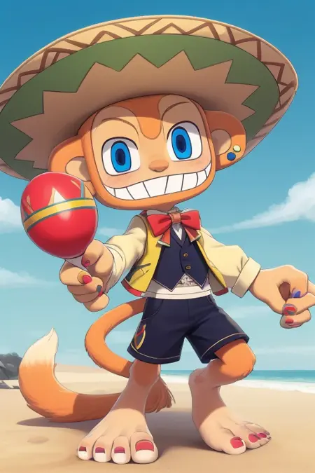 Amigo (Samba de Amigo), Furry Character LoRA