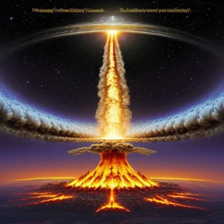 *Mafreidyne (Heavier Nuclear) + Maralagidyne (Heavier Fire) + Megidolaon (Heavier Almighty) + Hieroglyphein (Heavier Egyptian Light Curse) + Armageddon (Heavier Theurgy)*
A greater severe Almighty Blazing Theurgy Nuclear Ray explosions