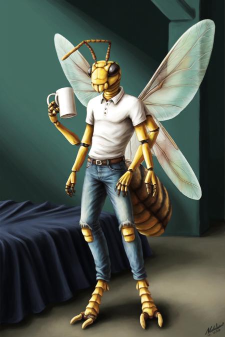 anthro wasp hymenopteran