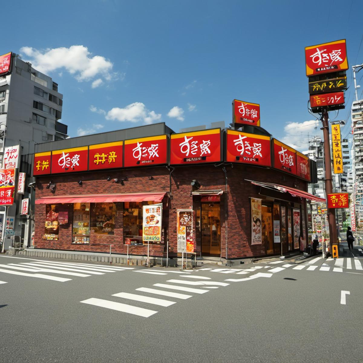 牛丼のお店 / sukiya SDXL image