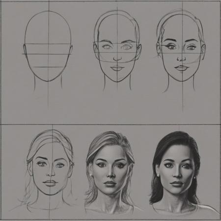 How to draw: step by step. FLUX AND PONY How to draw: initial