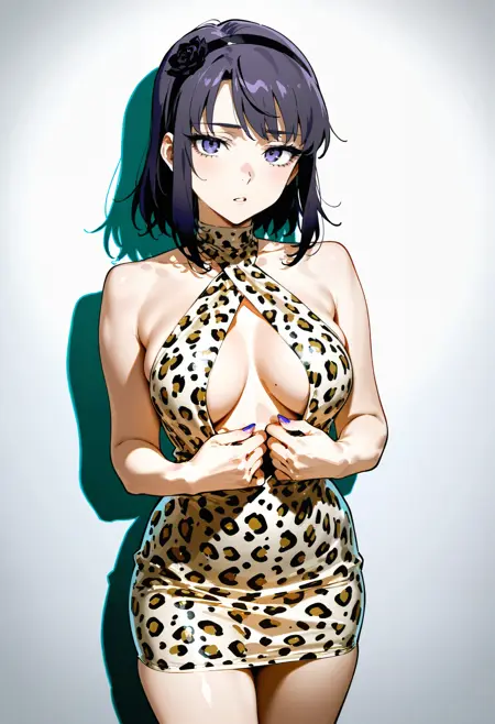 Leopard Latex Vix Dress