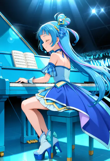 Cure Wink キュアウインク / Aokaze Nana 蒼風なな | You and Idol Precure♪ キミとアイドルプリキュア♪