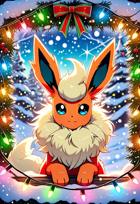 Christmas Lights Frame [Illustrious]