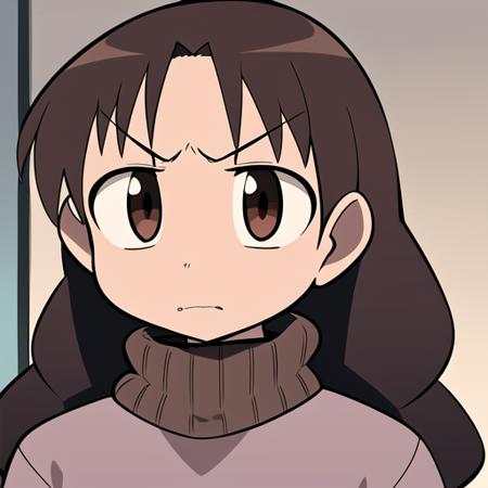 yukari tanizaki brown hair sweater