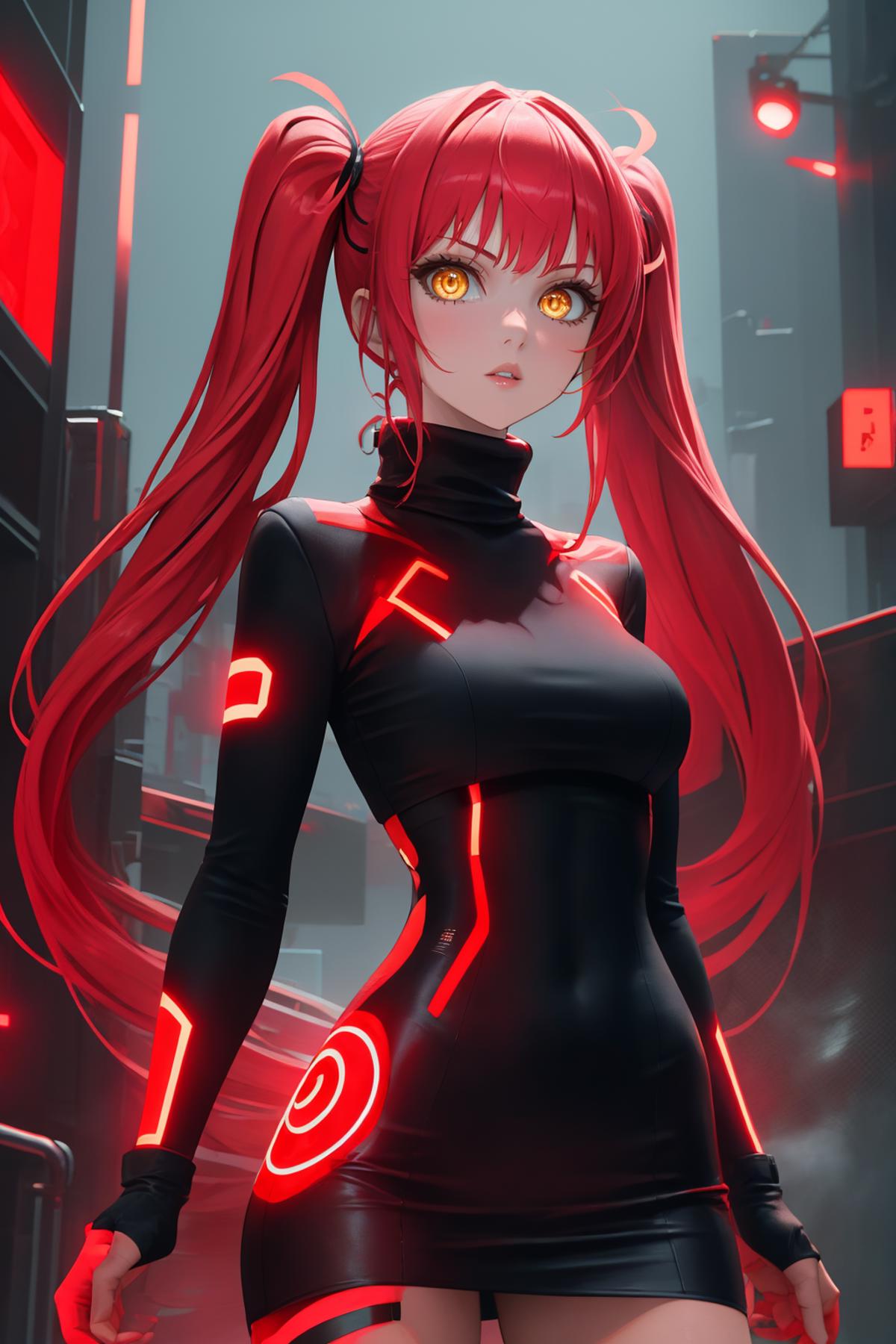 Red Neon (Style) LoRA image by richyrich515
