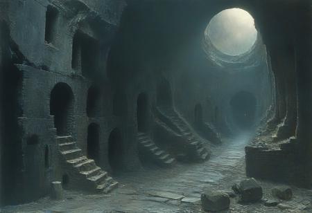 Only our senses guide our fate,
A prophecy written on a slate,
Yet lost in the vast network of abandoned catacombs, 
The miles of treacherous tunnels below "moongate city", 
Folly has no place here,
A guiding beacon is all we have left,
Pray for us Pandora,