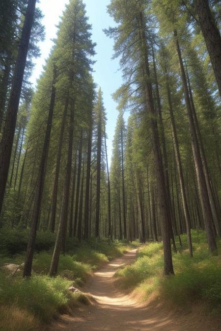 dense coniferous forest