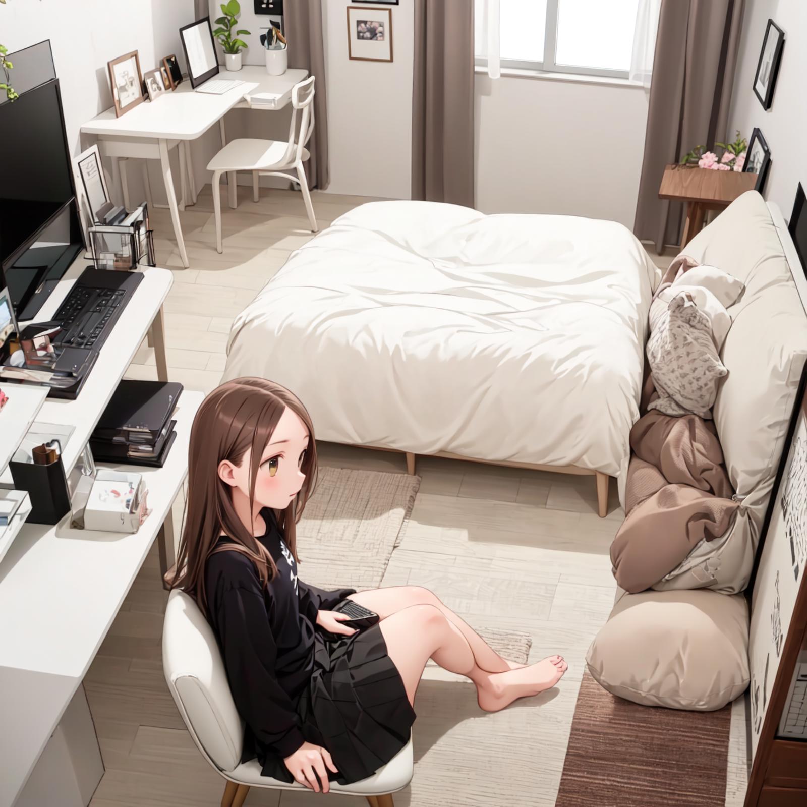 ひとり暮らしの女子の部屋 / Room of a girl living alone SD15 image by swingwings