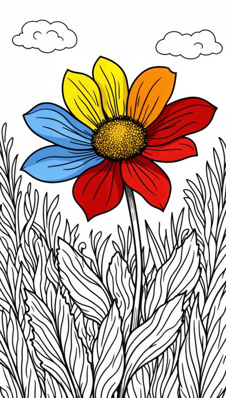 coloring pages V2 Flux v2