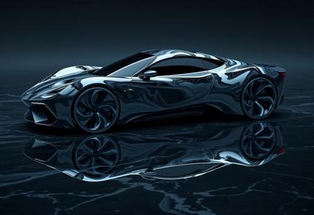 ((sleek, reflective, liquid marble car, warping surface, rippling surface, stretching car, bending car, infinity, gravity-defying, twisty tires, rolling seamlessly, different dimension), unique material, reflective surface, gravity-defying, sleek design, luxury car, high-end, high resolution), HD, photorealistic, hyper-realistic, ultra detailed, high quality, professional photograph, (long exposure, dramatic lighting, dramatic composition, unique angle), futuristic, unreal engine, cinematic, trending on ArtStation
