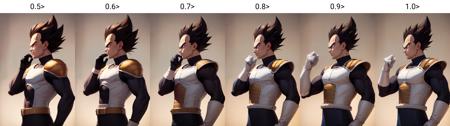 (masterpiece, best quality:1.2), <lora:dbz_vegeta-03:0.5>, from side, solo, male focus, 1boy, vegeta, serious, looking afar, black spiked hair, black eyes, armor, white gloves