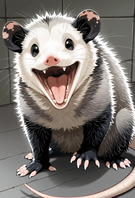 Illustrious Animals - Opossum illust