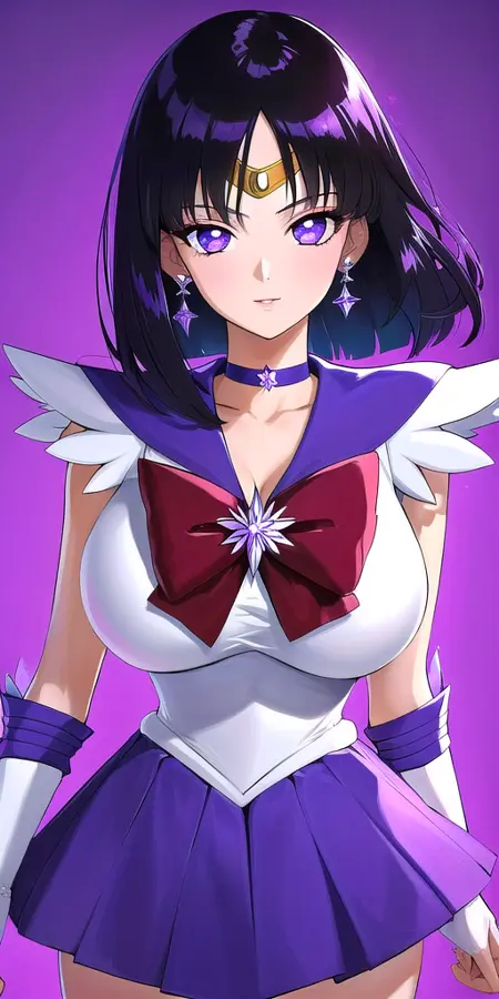 Hotaru Tomoe (Older Fanart LOCON version) - Sailor Moon S
