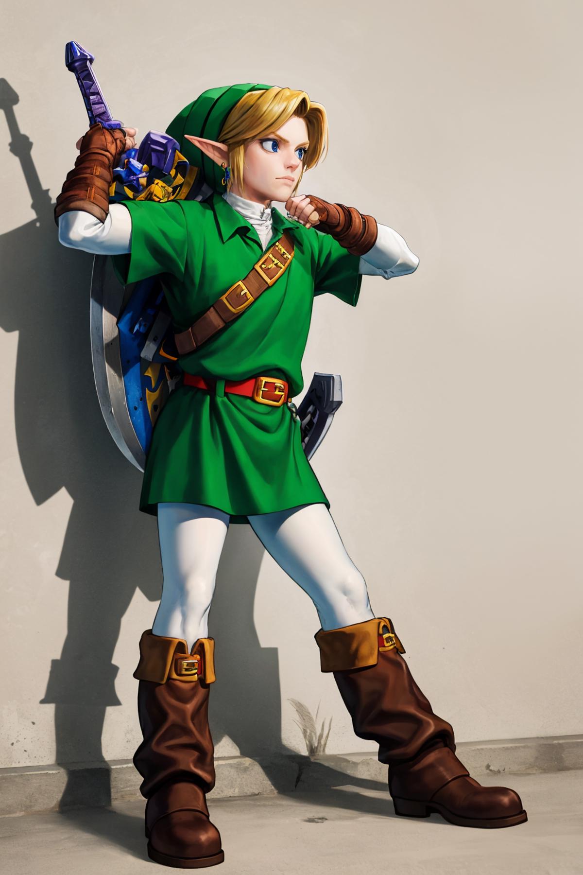 Link (The Legend of Zelda: Ocarina of Time) LoRA image by richyrich515