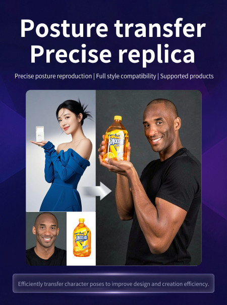 Pose Transfer Speed-Up Version, Precise Transfer, Supported Products: flux-2-klein v1.0