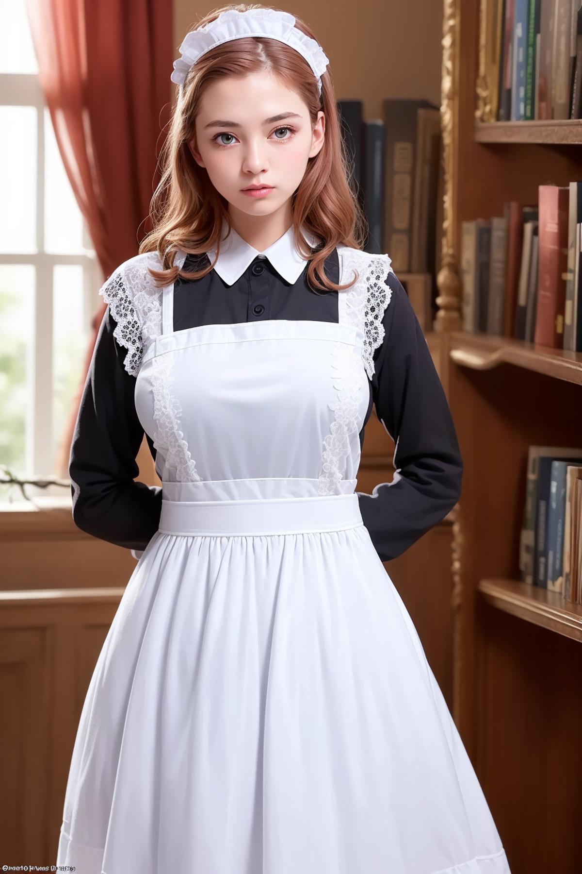 Traditional Maid Dress Traditional maid V1 Stable Diffusion LoRA 