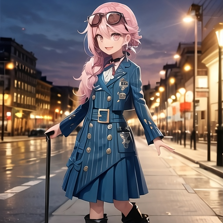 ChloevonEinzbern_avenger a woman with cute face in blue skirt, 1girl, solo, boots, skirt, pink hair, black footwear, smile, blurry, city background, eyewear on head, jacket, :d, high heel boots, long hair, blue skirt, outdoors, sunglasses, blue jacket, looking at viewer, braid, depth of field, open clothes, striped, long sleeves, shirt, hair between eyes, outdoors, a painting of a female character, paw gloves, 1girl, animal hands, chloe von einzbern, gloves, paw shoes, long hair, bell, stomach tattoo, hair bow, dark-skinned female, bow, dark skin, pink hair, jingle bell, animal ears, black skirt, skirt, red bow, fur trim, smile, thighhighs, navel, solo, tail, ponytail, full body, looking at viewer, outdoors, city backgorund, a cartoon woman with long pink hair, 1girl, nail polish, soles, feet, barefoot, smile, one eye closed, pink hair, long hair, toes, solo, bracelet, swimsuit, jewelry, fake animal ears, fishnets, bikini, grin, toenails, toenail polish, twintails, looking at viewer, bow, city background, outdoors,