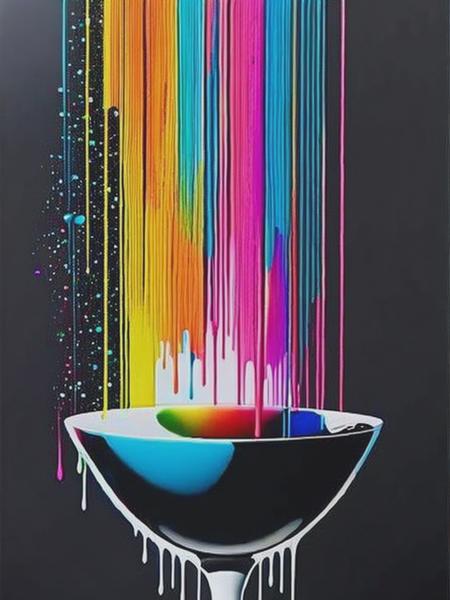 <lyco:MartinWhatson:1.0> a dripping phauset, in the style of Martin Whatson