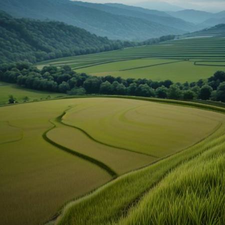 landscape, rice terrace