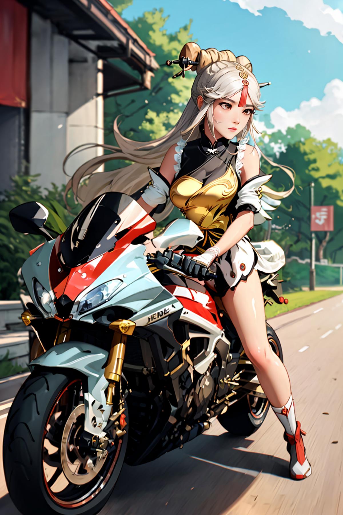 Motorbike EX | Transportation LoRA image by Mikalichou