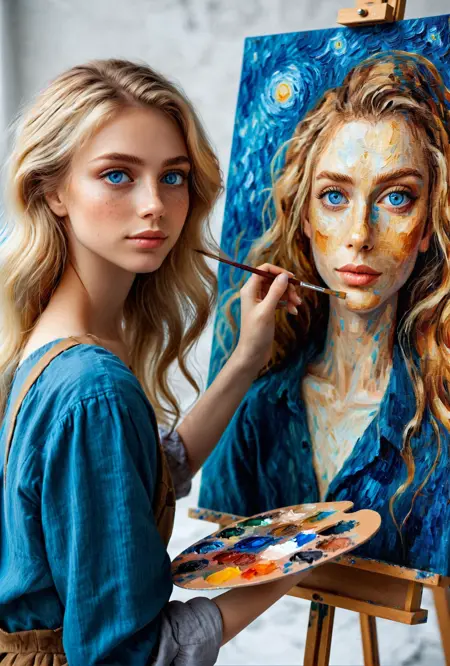 Painting a Self-Portrait
