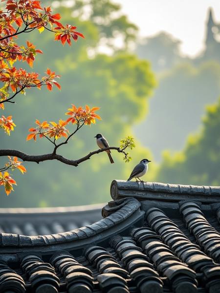 B_Chinese-Style Architecture Adaptation_Ancient Architecture Scene Generation v1.0