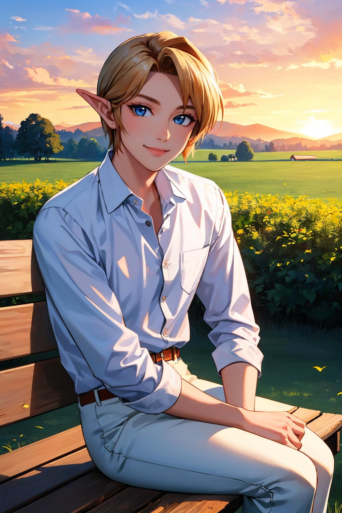 Link (The Legend of Zelda: Ocarina of Time) LoRA image by novowels