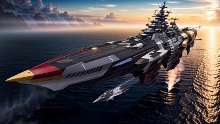Spacebattle Ship yamato (spaceship design art ) v1.0